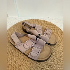 4/$25 • Zara Suede‎ Pink Buckle Sandals